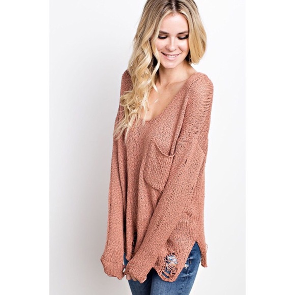 >>LAST<< Nilla Destroyed Lightweight Sweater - Picture 5 of 5